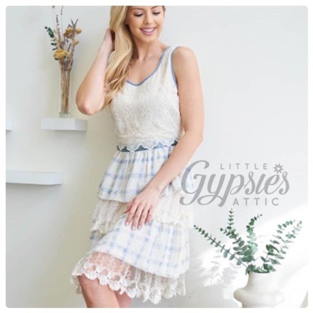 Ryu Farmhouse Country Cottage Midi Dress - Picture 9 of 9